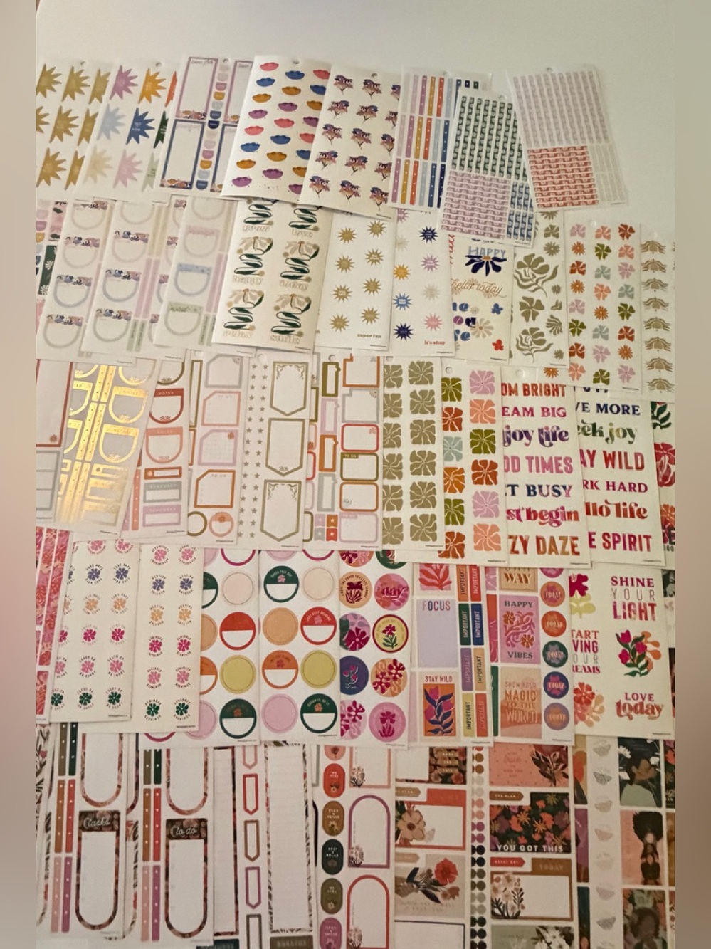 HUGE THE HAPPY PLANNER LOT OF STICKERS